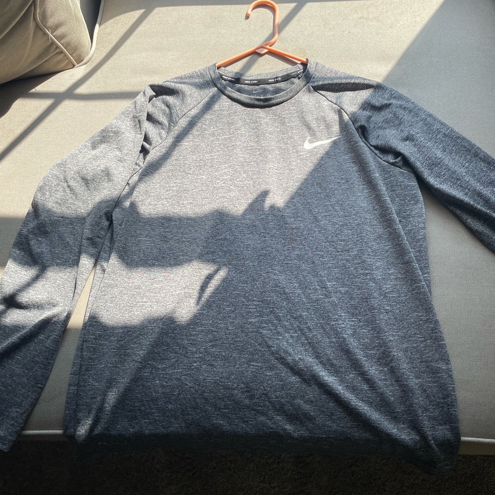 Nike Swim Mens Long Sleeve Athletic Shirt
